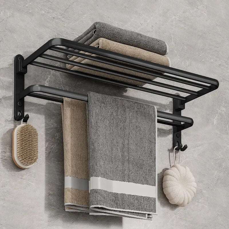 Wall-Mounted Towel Rack
