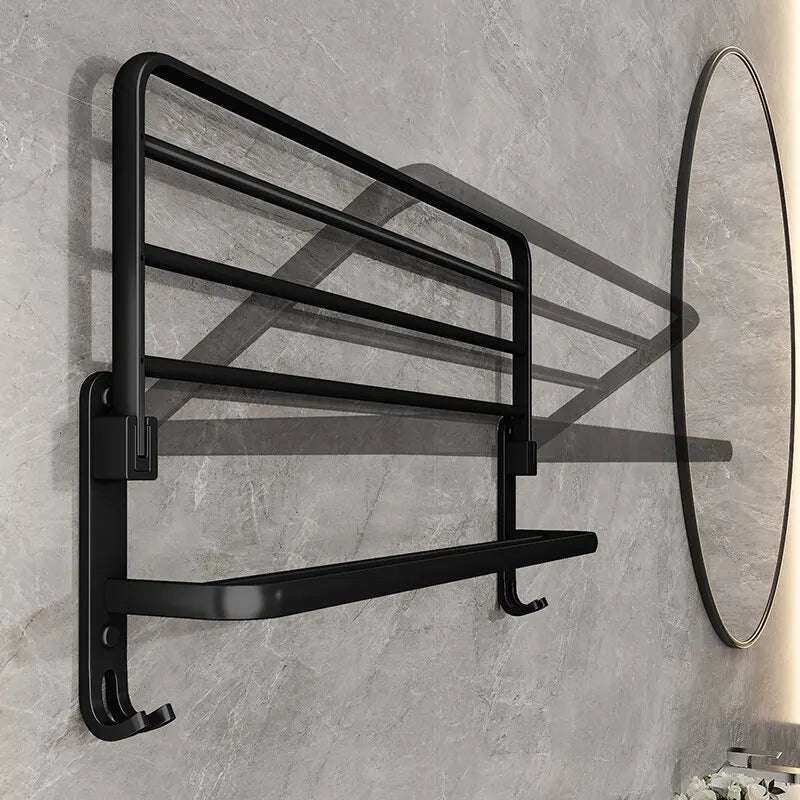 Wall-Mounted Towel Rack