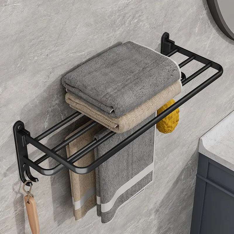 Wall-Mounted Towel Rack