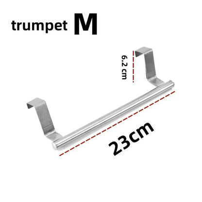 Stainless Steel Over-Door Towel Rack